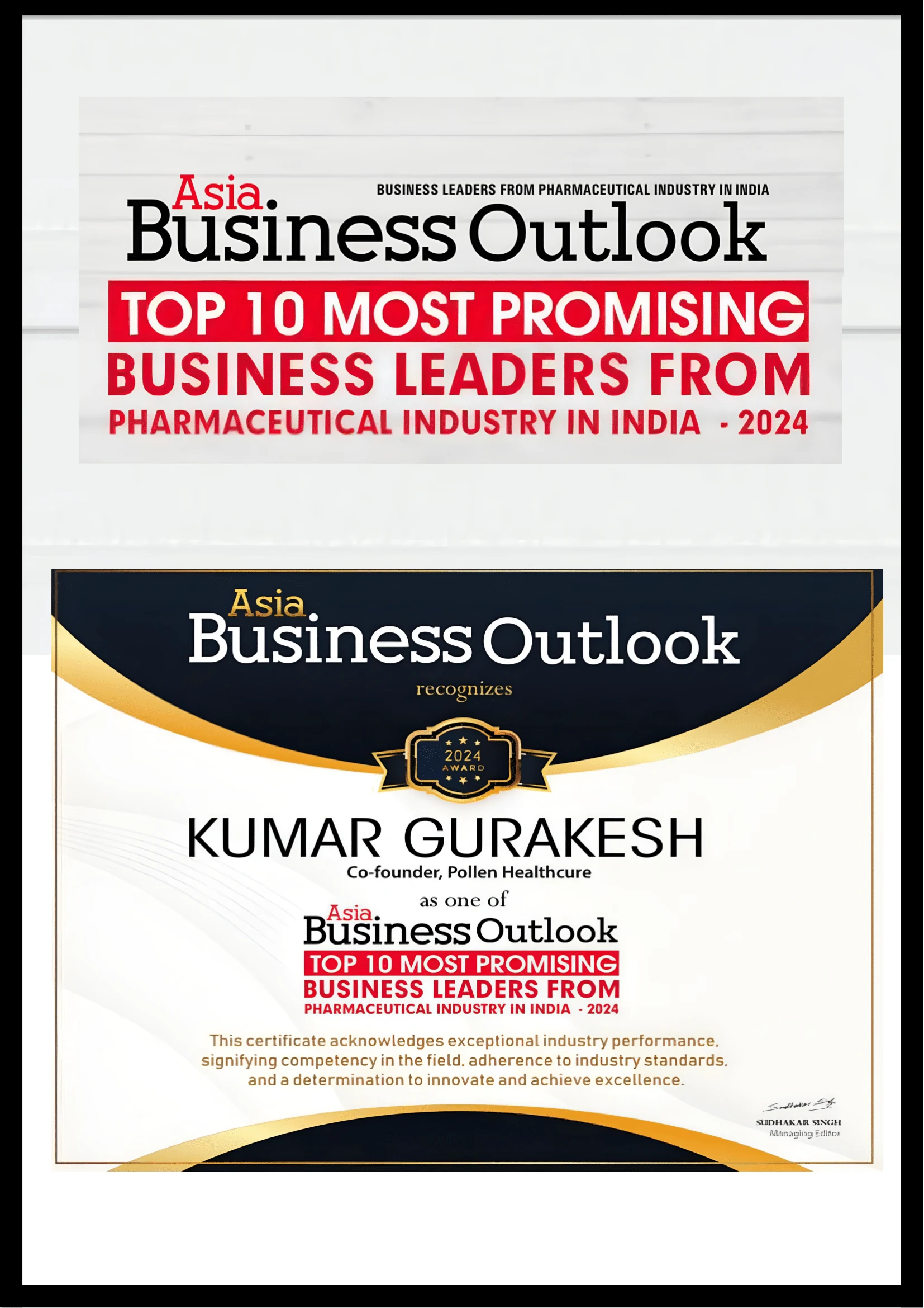 Business Outlook recognition